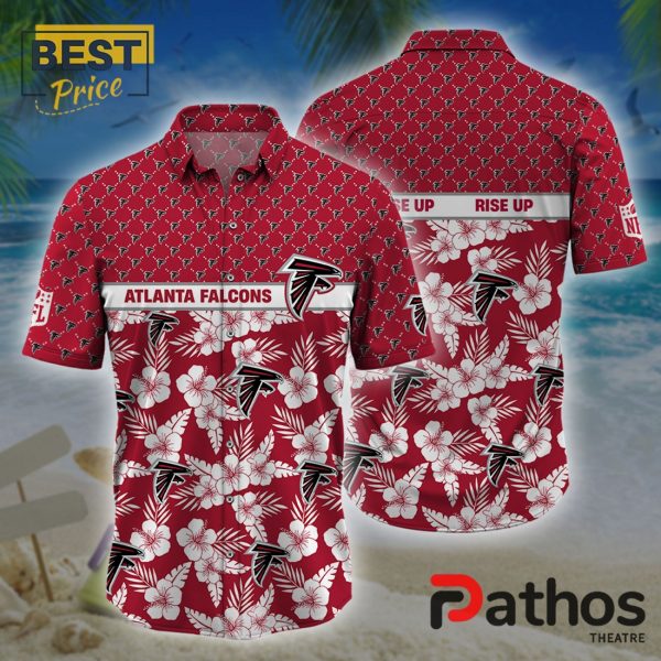 Atlanta Falcons NFL Palm Leaves Hawaiian Shirt