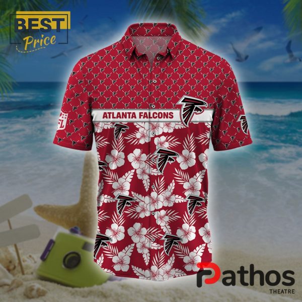 Atlanta Falcons NFL Palm Leaves Hawaiian Shirt