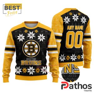 NHL Boston Bruins Custom Ugly Sweater For Christmas