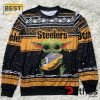 Baby Yoda x Pittsburgh Steelers 2024 Ugly Sweater