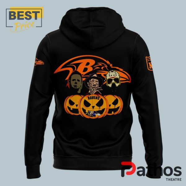 Baltimore Ravens Halloween Spirit Hoodie 2024