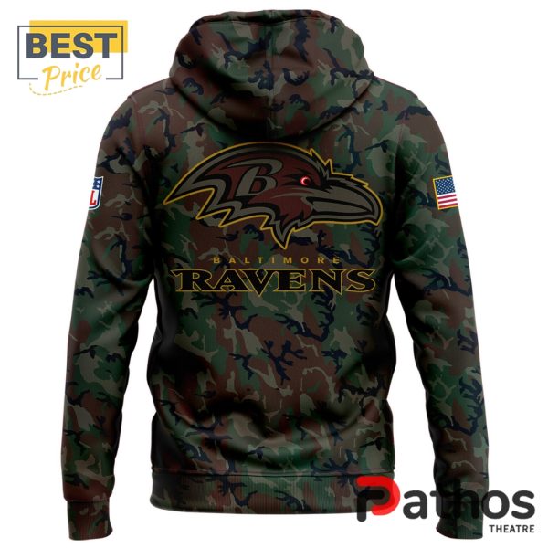 Baltimore Ravens NFL Salute to Service 2024 Hoodie