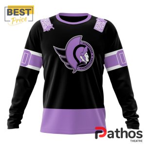 nhl ottawa senators home in lavender hockey fight cancer hoodie 6 aX6U3