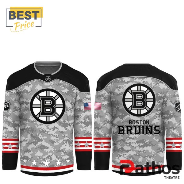 Boston Bruins 2024 Military Appreciation Hockey Jersey