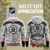 Boston Bruins 2024 Military Appreciation Hoodie, Jogger, Cap