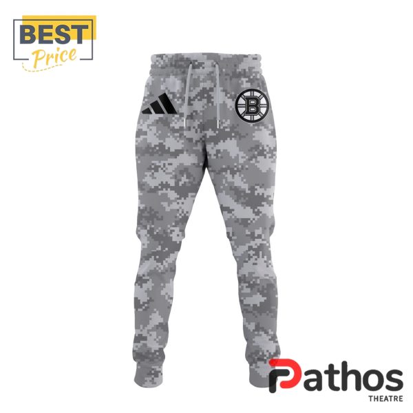 Boston Bruins 2024 Military Appreciation Hoodie, Jogger, Cap