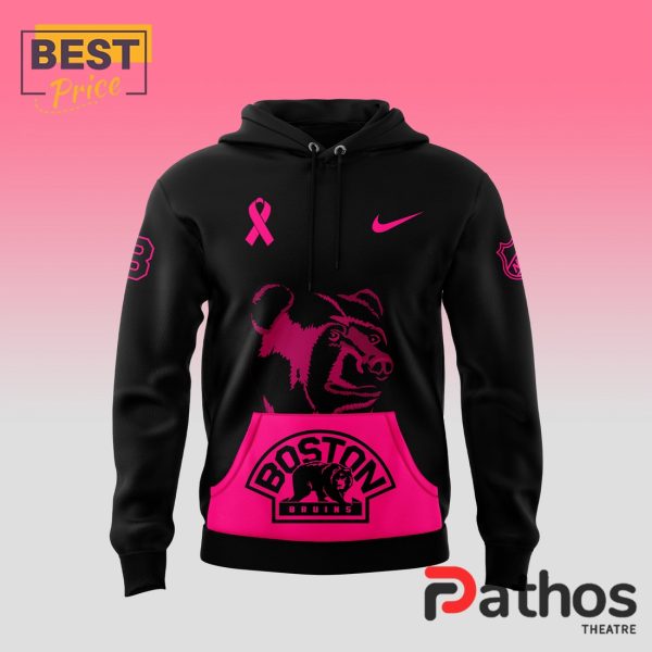 Boston Bruins Breast Cancer Awareness Month Hoodie