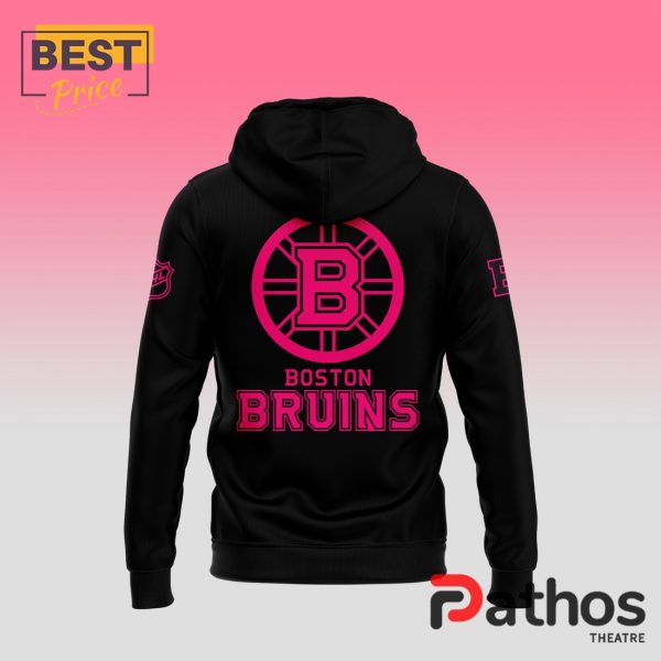 Boston Bruins Breast Cancer Awareness Month Hoodie