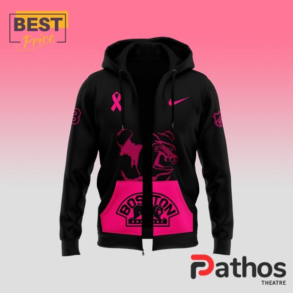 Boston Bruins Breast Cancer Awareness Month Hoodie