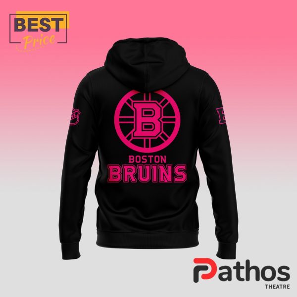 Boston Bruins Breast Cancer Awareness Month Hoodie