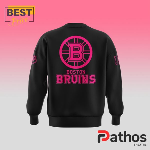 Boston Bruins Breast Cancer Awareness Month Sweatshirt