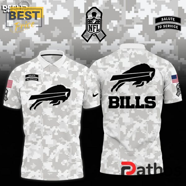 Buffalo Bills Camo 2024 Salute to Service Polo Shirt