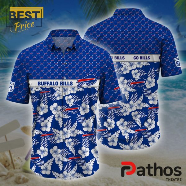 Buffalo Bills NFL Palm Leaves Hawaiian Shirt