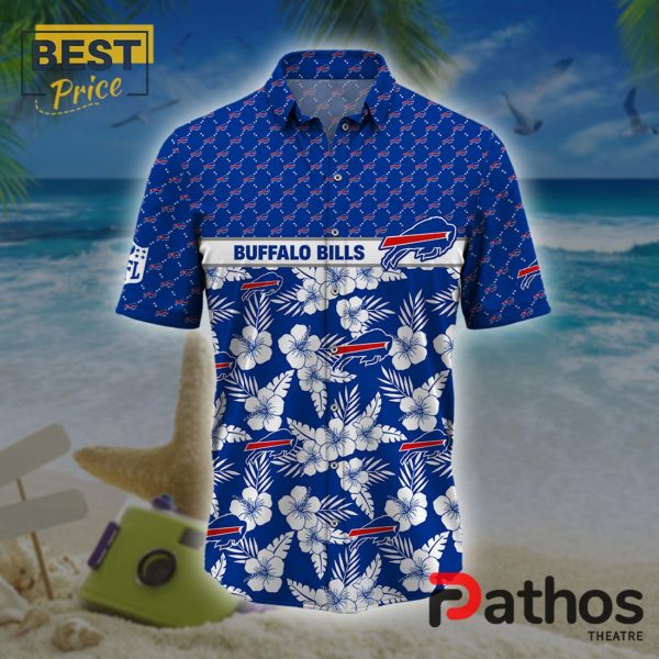 Buffalo Bills NFL Palm Leaves Hawaiian Shirt