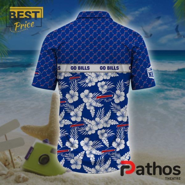 Buffalo Bills NFL Palm Leaves Hawaiian Shirt