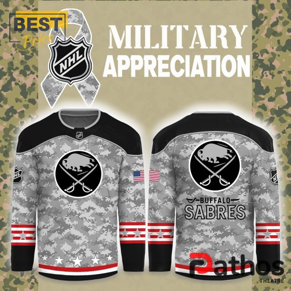 Buffalo Sabres Arctic Camo 2024 Salute to Service Hockey Jersey