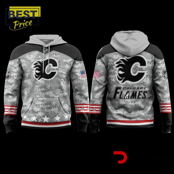 Calgary Flames 2024 Military Appreciation Hoodie, Jogger, Cap