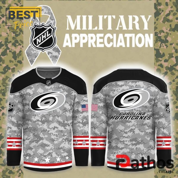 Carolina Hurricanes Nike Camo 2024 Salute to Service Hockey Jersey