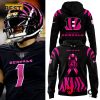 Cincinnati Bengals 2024 Breast Cancer Hoodie