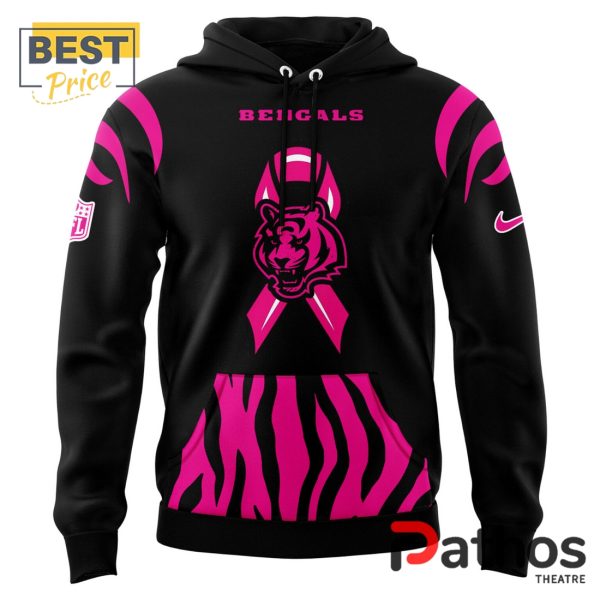 Cincinnati Bengals 2024 Breast Cancer Hoodie