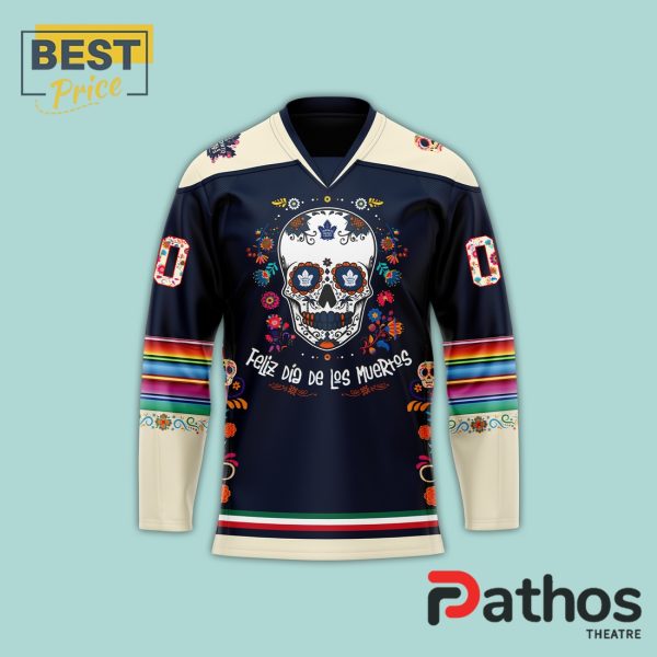 Custom Toronto Maple Leafs Dia De Los Muertos Hockey Jersey