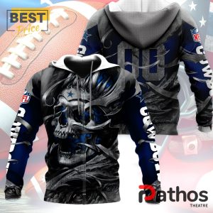 personalized dallas cowboys nfl skull design hoodie 5 LpDHK