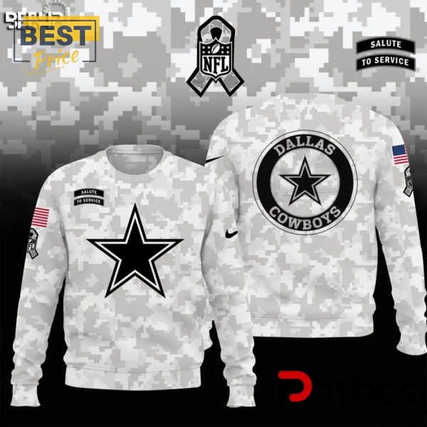 Dallas Cowboys Camo 2024 Salute to Service Hoodie