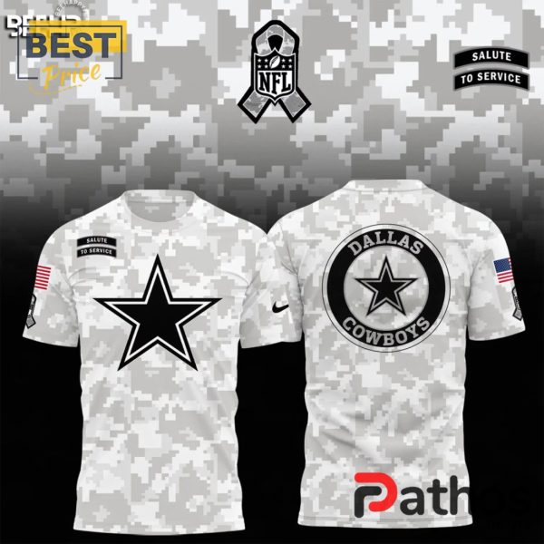 Dallas Cowboys Camo 2024 Salute to Service Hoodie