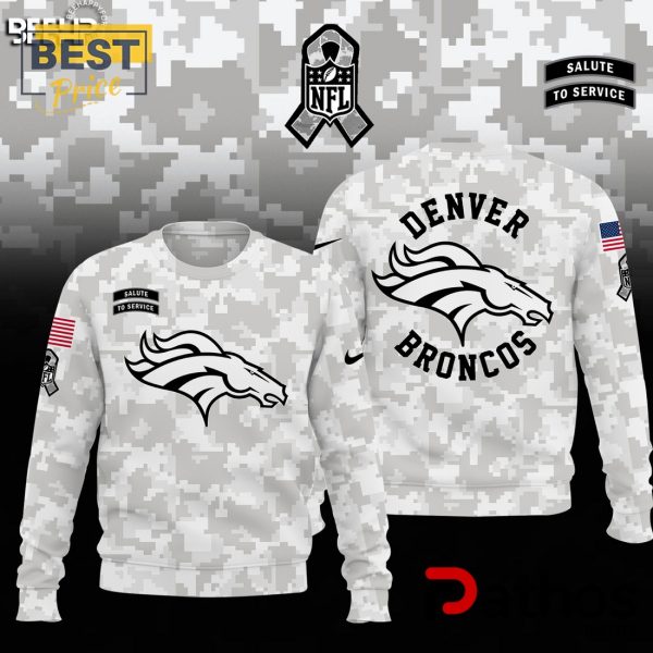 Denver Broncos Camo 2024 Salute to Service Hoodie