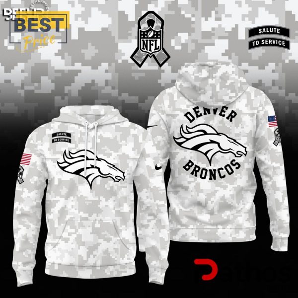 Denver Broncos Camo 2024 Salute to Service Hoodie, Jogger, Cap