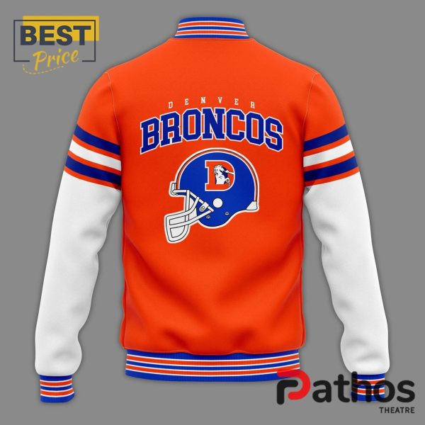 Denver Broncos Throwback to 77 Baseball Jacket