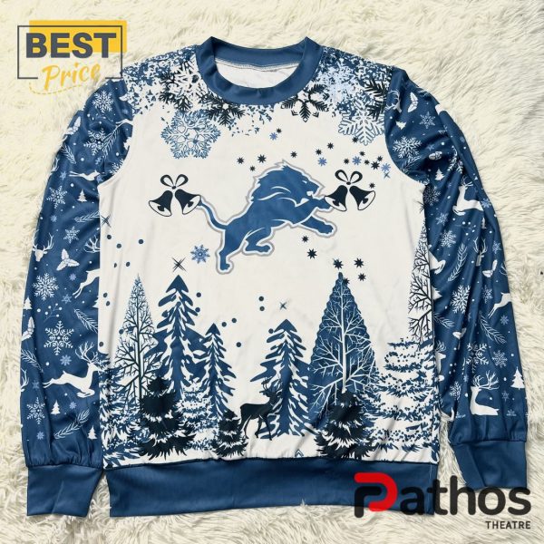 Detroit Lions 2024 Christmas Ugly Sweater