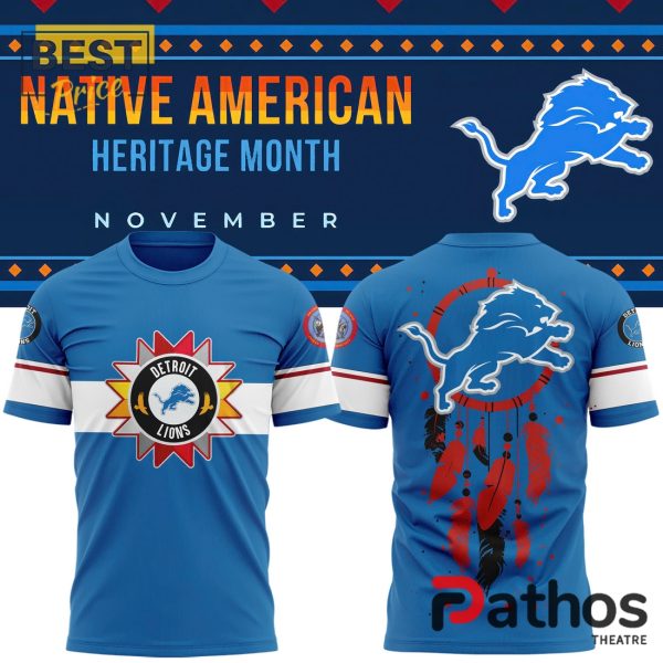 Detroit Lions 2024 Native American Heritage Month Hoodie