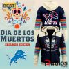 Detroit Lions 2024 NFL Dia De Los Muertos Hoodie, Jogger, Cap