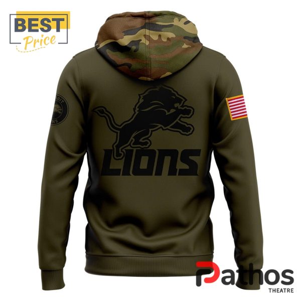 Detroit Lions Nike Camo Salute to Service Hoodie, Jogger, Cap