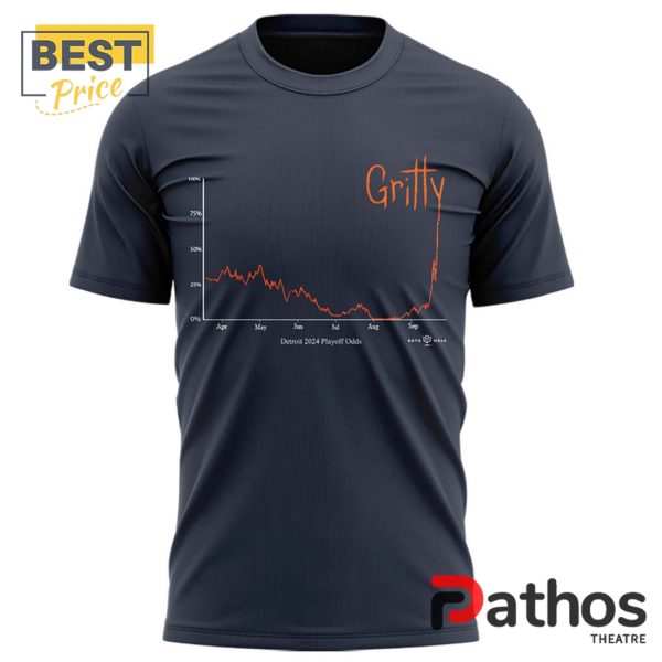 Detroit Tigers Gritty Tigs 2024 Navy Shirt