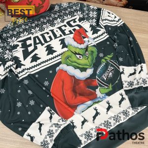 philadelphia eagles x grinch 2024 christmas ugly sweater 5 rrrXS