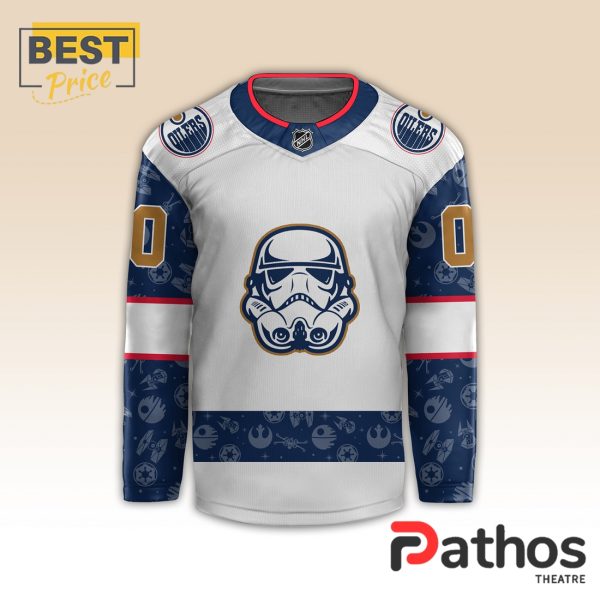 Edmonton Oilers x Star Wars Night Custom Hockey Jersey