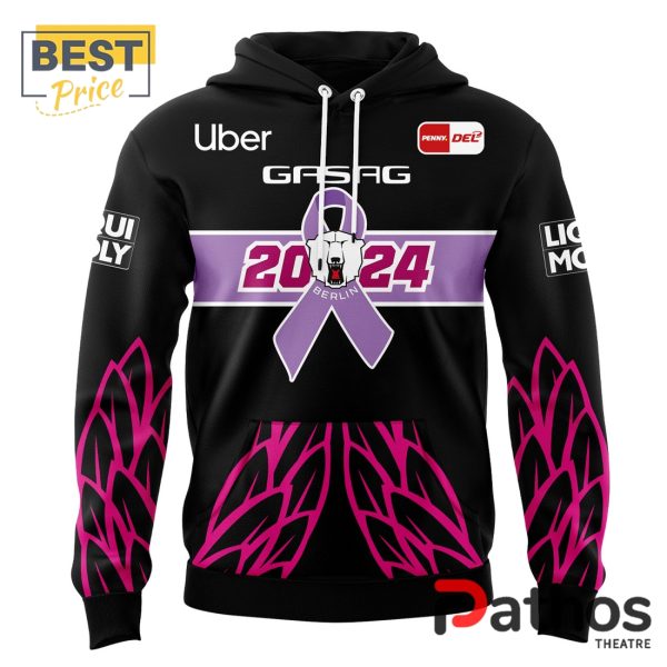 Eisbären Berlin 2024 Breast Cancer Awareness Black Hoodie