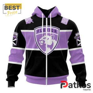 nhl florida panthers home in lavender hockey fight cancer hoodie 2 Zpssj