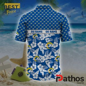 los angeles rams nfl palm leaves hawaiian shirt 3 j777U