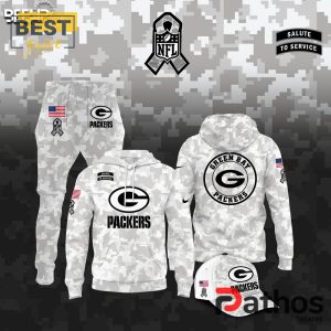 Green Bay Packers 2024 Salute to Service Hoodie, Jogger, Cap