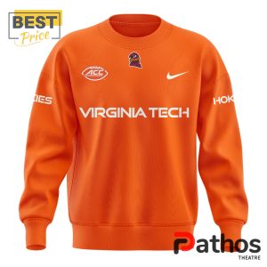 virginia tech 2024 football orange hoodie 6 bevL5