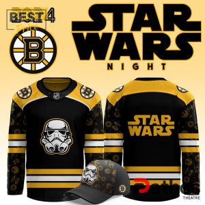 2024 Boston Bruins x Star Wars Night Hockey Jersey