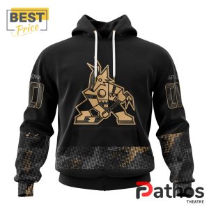 NHL Arizona Coyotes Military Appreciation Design Hoodie