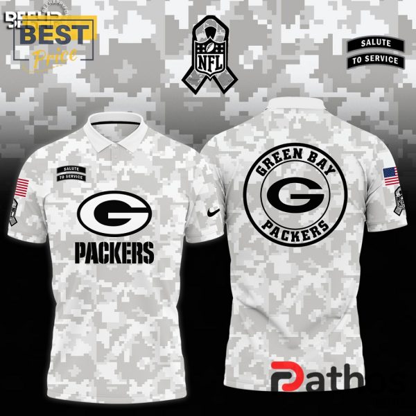 Green Bay Packers 2024 Salute to Service Polo Shirt