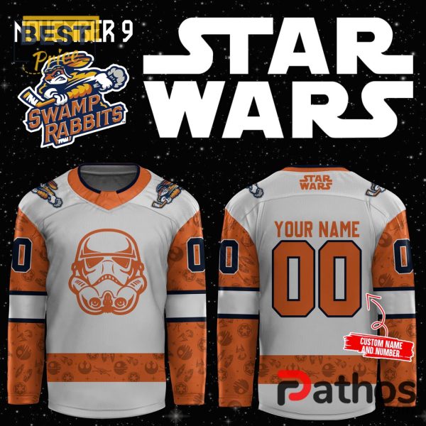 Greenville Swamp Rabbits x Star Wars Hockey Jersey