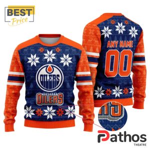 NHL Edmonton Oilers Custom Ugly Sweater For Christmas