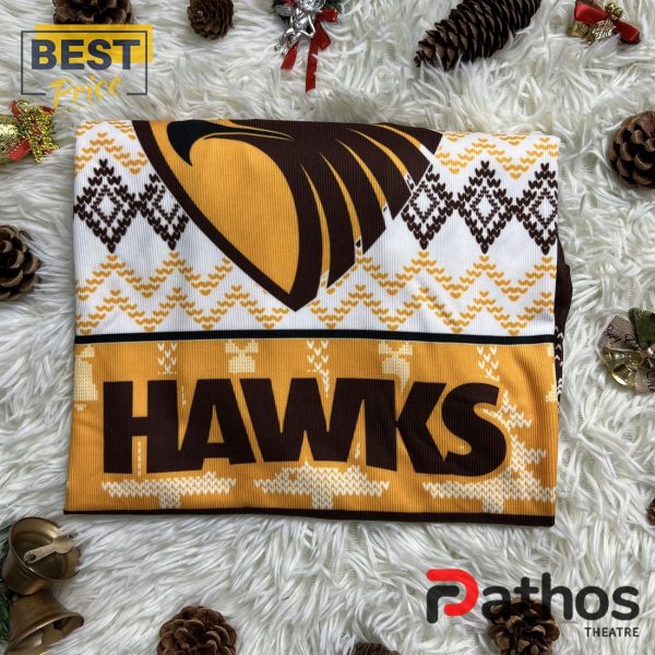 Hawthorn Football AFL Christmas Ugly Sweater