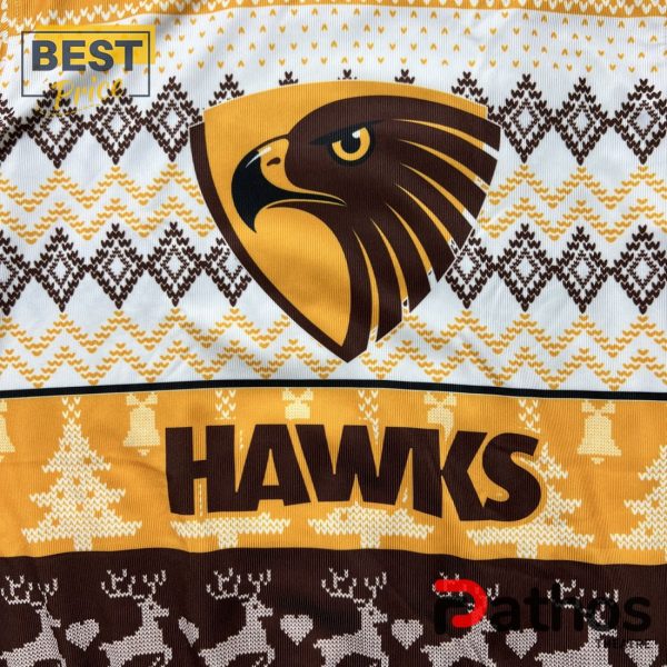 Hawthorn Football AFL Christmas Ugly Sweater